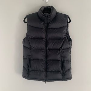 EMS eastern mountain sports black down puffer vest size S